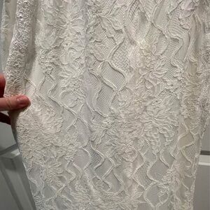 Elegant White Lace Bridal Gown